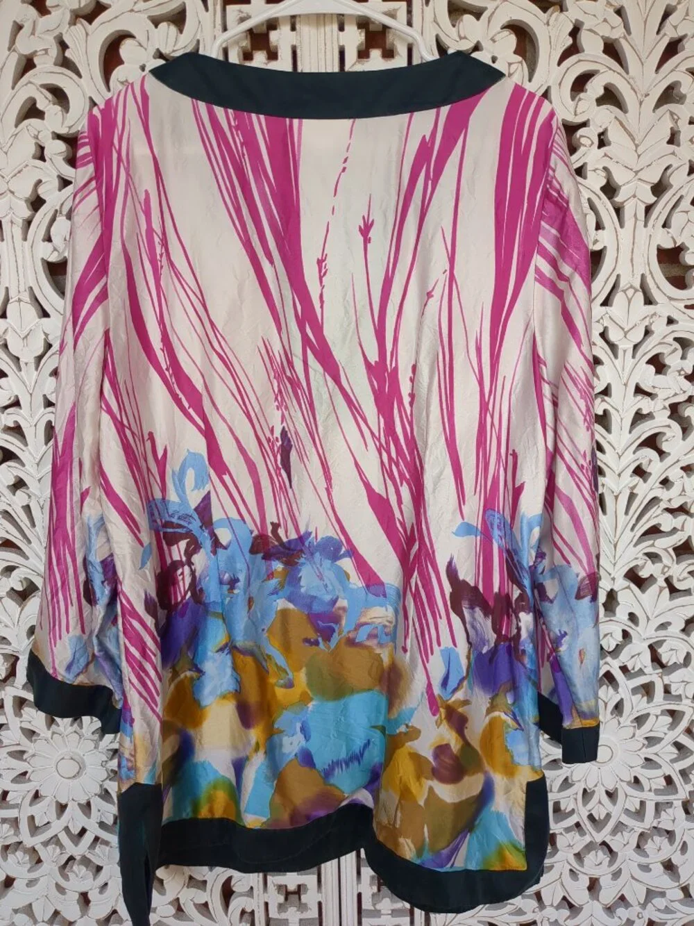 XL Vintage Silk Soft Surroundings Tunic - Picture 6 of 11